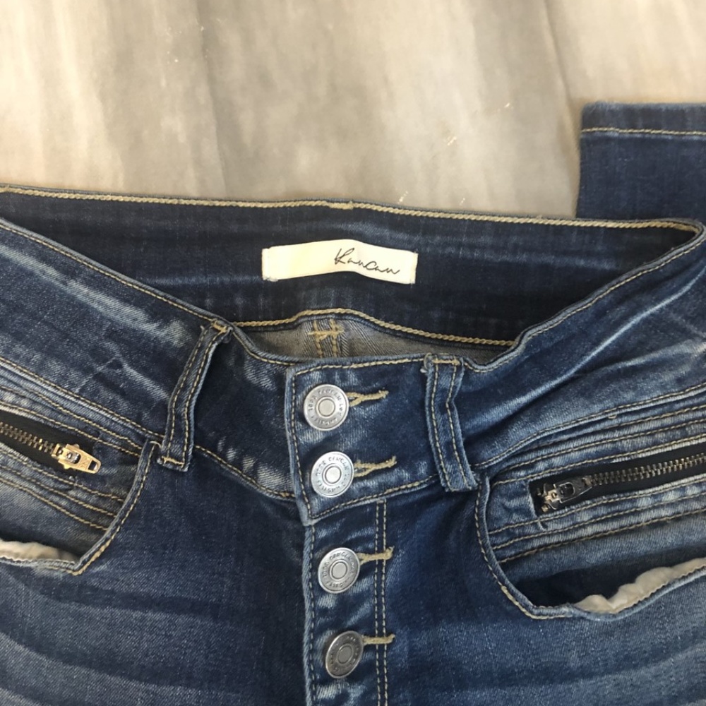 High Waisted Button Kan Can Jean - image 2
